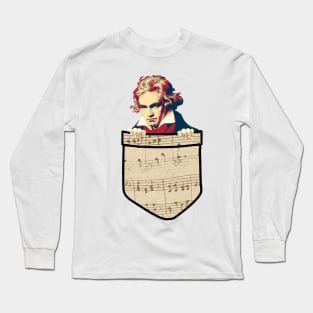 Beethoven In My Pocket Long Sleeve T-Shirt